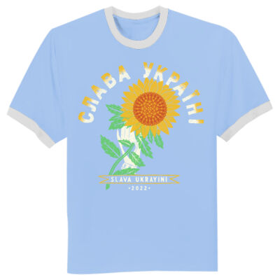 Slava Ukrayini - Ringer Tee Thumbnail