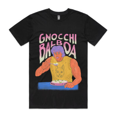 Gnocchi Tee front print only Thumbnail